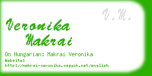 veronika makrai business card